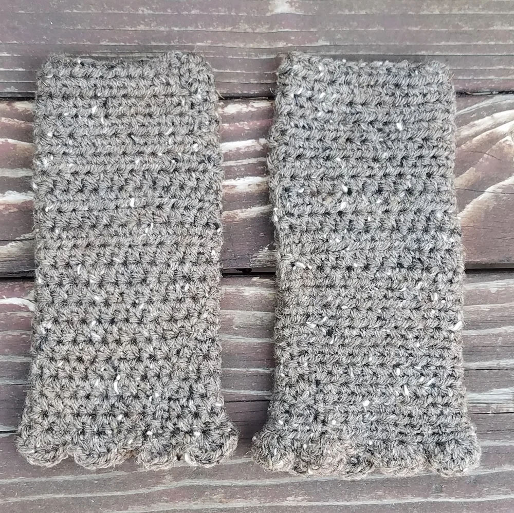 Handmade Hand Warmers - Brown and Speckled